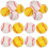60 Stuks Bounce Ball Baseball Patroon Springende 7