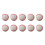 60 Stuks Bounce Ball Baseball Patroon Springende 11