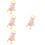 4Pcs Foldable Doll Stroller For Baby Dolls 9