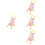 4Pcs Foldable Doll Stroller For Baby Dolls 8