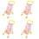 4Pcs Foldable Doll Stroller For Baby Dolls 7