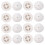 40 Pcs Resin Crafts Bases Christmas Tree Holders 10