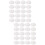 40 Pcs Resin Crafts Bases Christmas Tree Holders 8