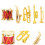 10 Pcs Miniature Musical Instrument House Simulation Models 11