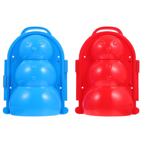 4 Pcs Outdoor Snowman Maker Tool Snowman Molds