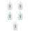 5Pcs Plastic Holy Water Bottle With Cross For Baptism Easter 6