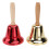 4 Pcs Metal Rattle Hand Call Bell With Handle Ringing Bell 4