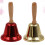4 Pcs Metal Rattle Hand Call Bell With Handle Ringing Bell 9