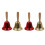 4 Pcs Metal Rattle Hand Call Bell With Handle Ringing Bell 5