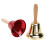 4 Pcs Metal Rattle Hand Call Bell With Handle Ringing Bell 3