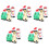 20 Unidades De Natal Com Corda Para Infantil 3