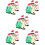 20 Unidades De Natal Com Corda Para Infantil 8