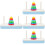4 Sets Kids Stackable Tower Stacking Toy Educational 6