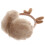 3 Sets Antler Shape Earmuff Multipurpose Casual Backpack Yellow 3