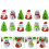 36 Pcs Design Temático Natal Corda Enfeites Pull Back 10