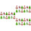 36 Pcs Design Temático Natal Corda Enfeites Pull Back 6