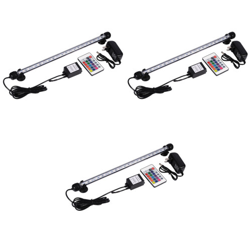 3Pcs Led Luminária Submersível 18Cm Plug UE 2