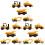 3 Sets Simulatie Legering Techniek Speelgoed Truck Model 3