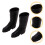 4Pares Mini Botas Decorativas Pretas Plásticas Para Casa 1:12 10