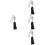 4Pcs Pingente Para De Carro, Decoração Interior 8