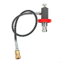 Reliable Scuba Diving Filling Regulator 6000Psi 40MPa G58 DIN Adapter Reinforced Spring Hose Red Handwheel Refilling