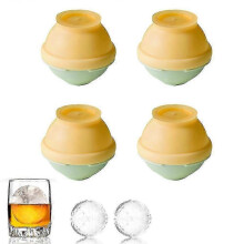 (Milk tea)Ice Cube Tray, Ice Ball Maker, For Whiskey And Cocktails, Creative Gift For Family And Friends