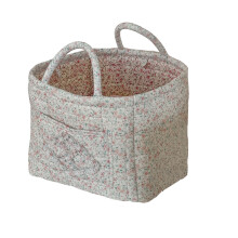 Foldable Cotton Storage Box Multi-Small pink flowers w