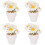 4 Unidades Miniatura Vaso Para Bonecas Verde Artificial 7