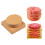 200Pcs Multiple Use Nonstick Baking Paper for Hamburgers-Square 3