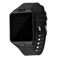(Black)SIM Card Smartwatch with Camera Bluetooth-compatible WristWatch for Men Women