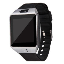 (Silver)SIM Card Smartwatch with Camera Bluetooth-compatible WristWatch for Men Women