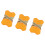 3Pack Easy to Use Soap Bag Soft Sponge Soap Holder-Orange 1