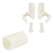 3 Pieces Rhinestones Art Frame Stands with Quality-White