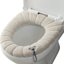 Harige toiletbrilhoes, pluche vezel, eenvoudig handvatontwerp,-2