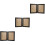 3Stk Holz Klappfotorahmen Set 6