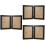 3Stk Holz Klappfotorahmen Set 7