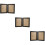 3Stk Holz Klappfotorahmen Set 8
