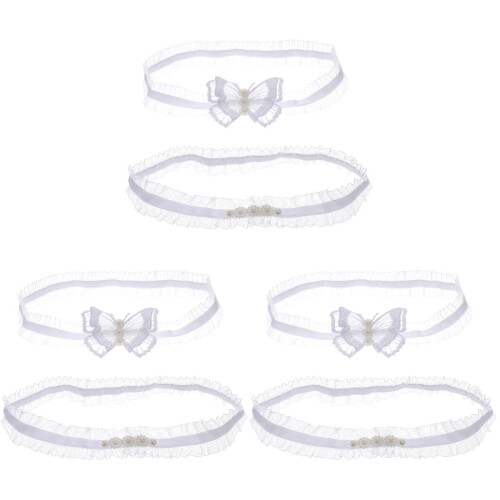 6 Strumpfbänder Beinschmuck 1