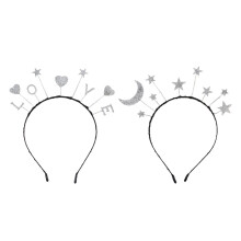 6 Sterne Stirnband Glitzer Haaraccessoire Für