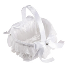 3Stk Hochzeitskorb Weiß Für Hochzeiten