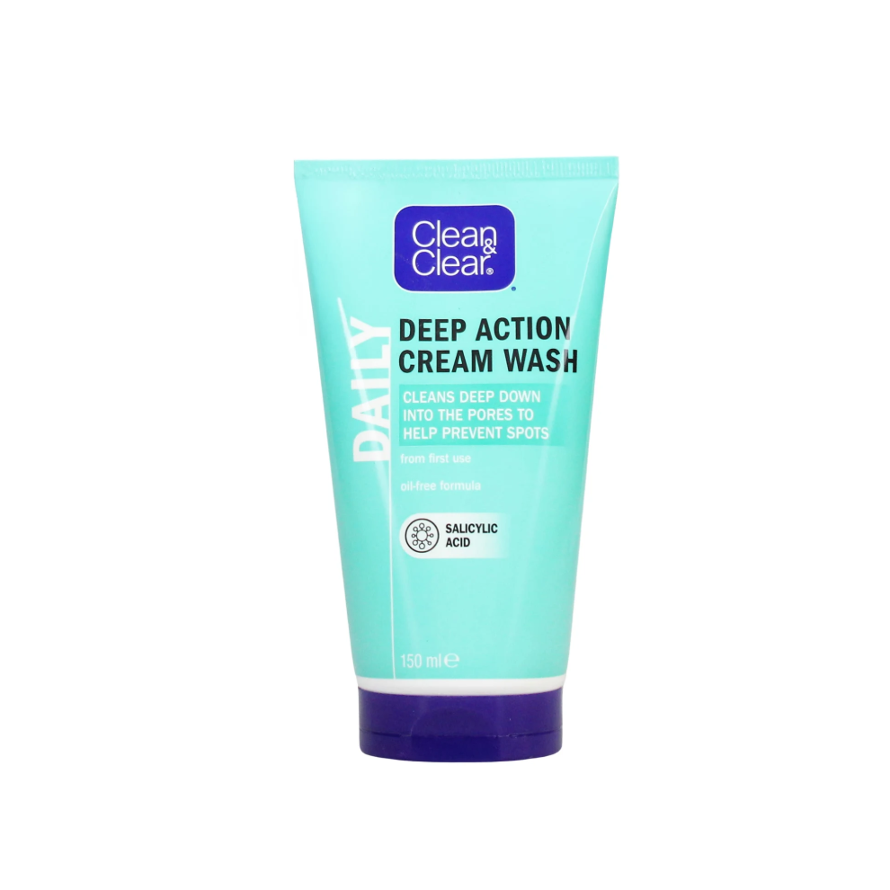 Clean & Clear Cream Deep Action Wash 150Ml