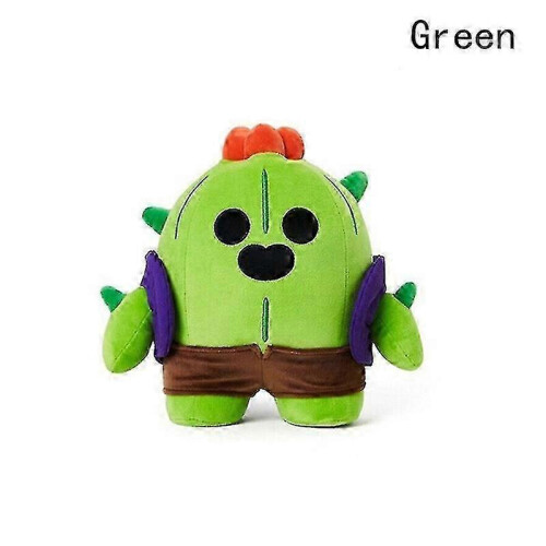(Green)Doll Mobile Game Wilderness Fighting Card Doll Toy  Standing Plush