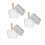 3 Sets Litter Scoop Kattebakzeef Metaal Met Houder 5