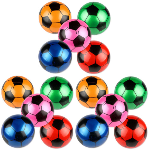 15 Unidades Bolas De Futebol Infláveis 9 Polegadas Para Crianças 1
