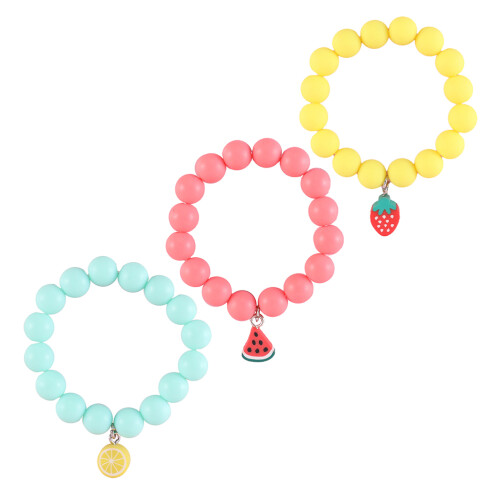 6 Pulseiras Com Pingentes De E Para Crianças 1