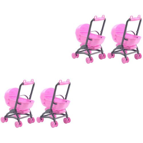 4 Unidades Mini De Bebê Plástico Para Casa De 2