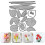 3 Folhas Ferro Design Flor Tulipa Para Artesanato 7