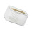 (transparent white)For Tissue Box Rounded Edge  For Tissue Dispenser For Dormitory Bathroom 3