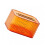 (transparent orange)For Tissue Box Rounded Edge  For Tissue Dispenser For Dormitory Bathroom 2