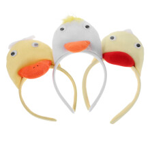 12 Stirnband Plüsch Puppe Haarreif
